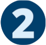 Large "Number 2" bulletpoint
